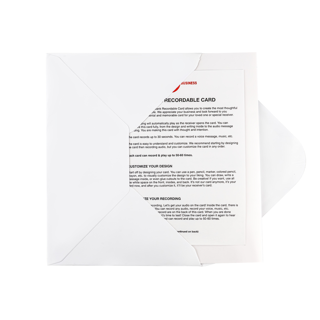 Recordable Card Talking Card